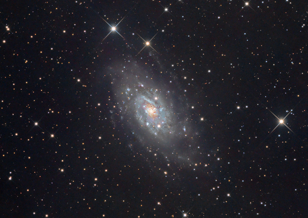 NGC 2403, Edge-on Galaxy in Camelopardalis