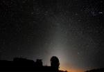 Lumière zodiacale photographié au sommet du volcan Haleakala par l'astronome amateur Rob Ratkowski