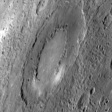 Le cratère Twin sur Mercure
