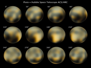 La plante naine Pluton sous toutes ses facettes, vue par le HST
