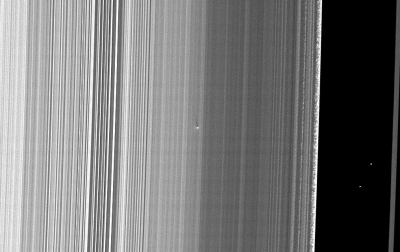 La planète Saturne vue par la sonde Cassini le 26 juillet 2009