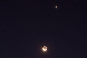 Lune - Vénus -Mars - Jupiter - Mercure
