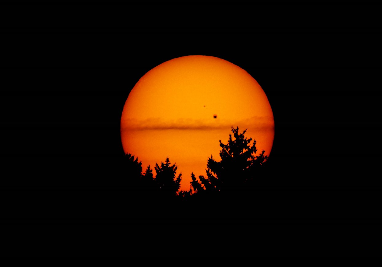 Coucher de Soleil (avec filtre Astrosolar photo)
