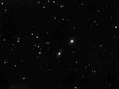 Messier 105, NGC3384, NGC3389 