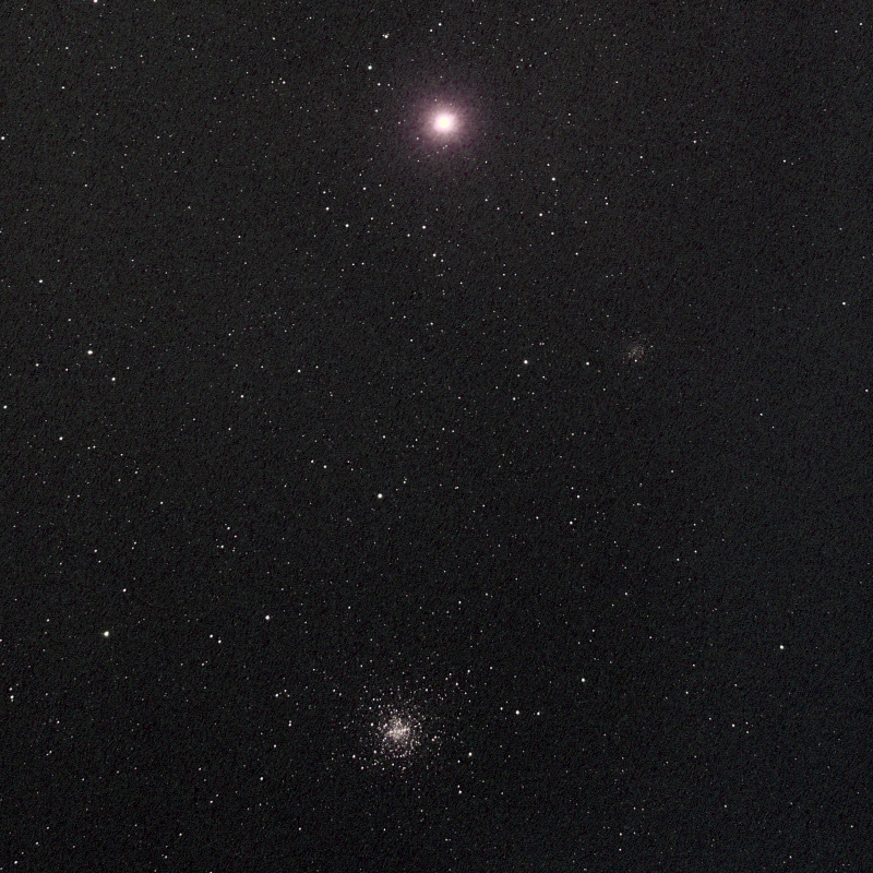 Enxames globulares Messier 4 e NGC 6144