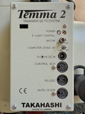 Takahashi Temma2 Control Panel