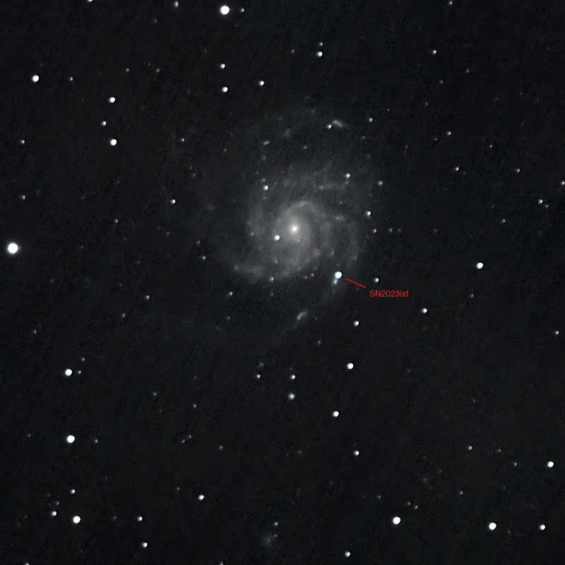 Supernova 2023ixf em M101 