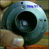 Photo de la matrice de la caméra SBIG ST4