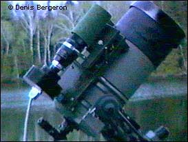 Télescope Dynamax 8 monté avec une caméra CCD SBIG ST6
