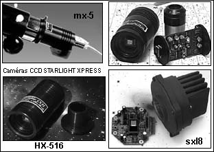 Photo des caméras CCD STARLIGHT EXPRESS