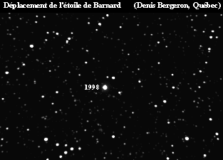 Animation de l'Étoile de Barnard