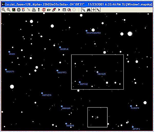 Image écran du logiciel Prism