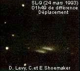 Découverte de la comète Shoemaker-Levy 9