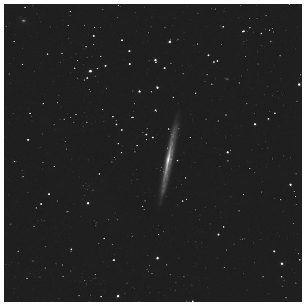 NGC5907 - STL11000 au foyer du C8