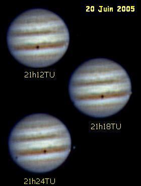 3 vues de Jupiter