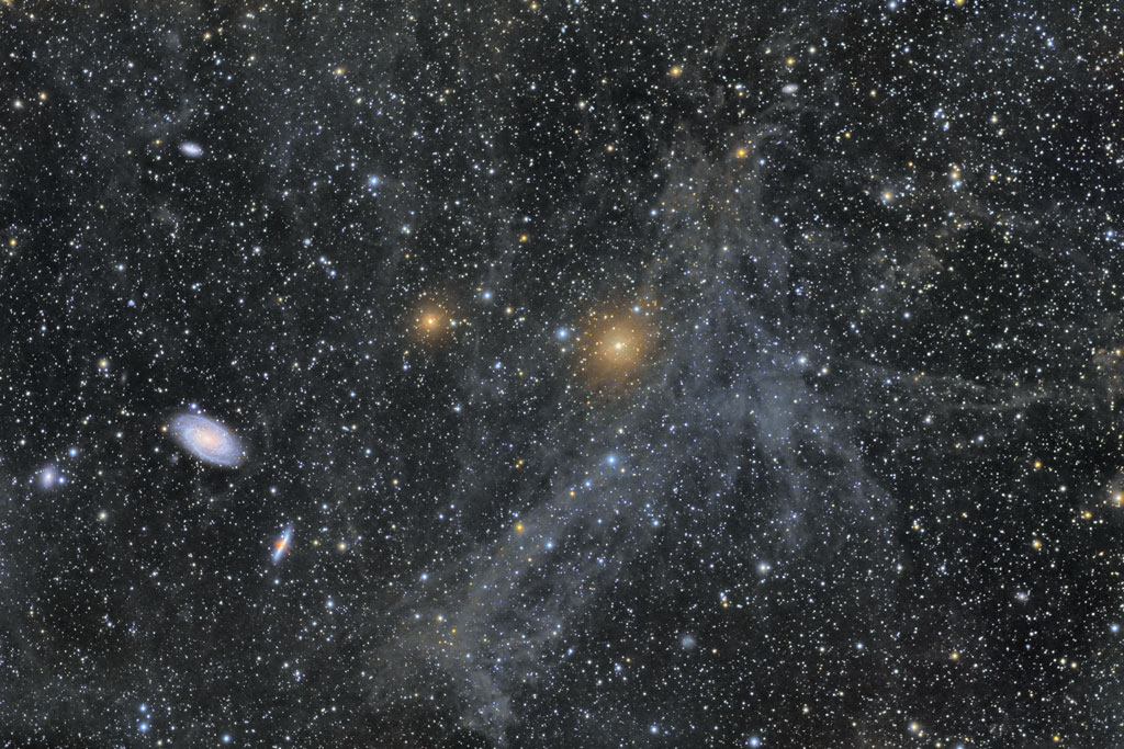 Integrated Flux Nebula M81-M82 region