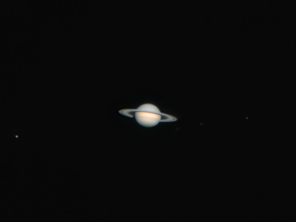 Planète Saturne + satellites
