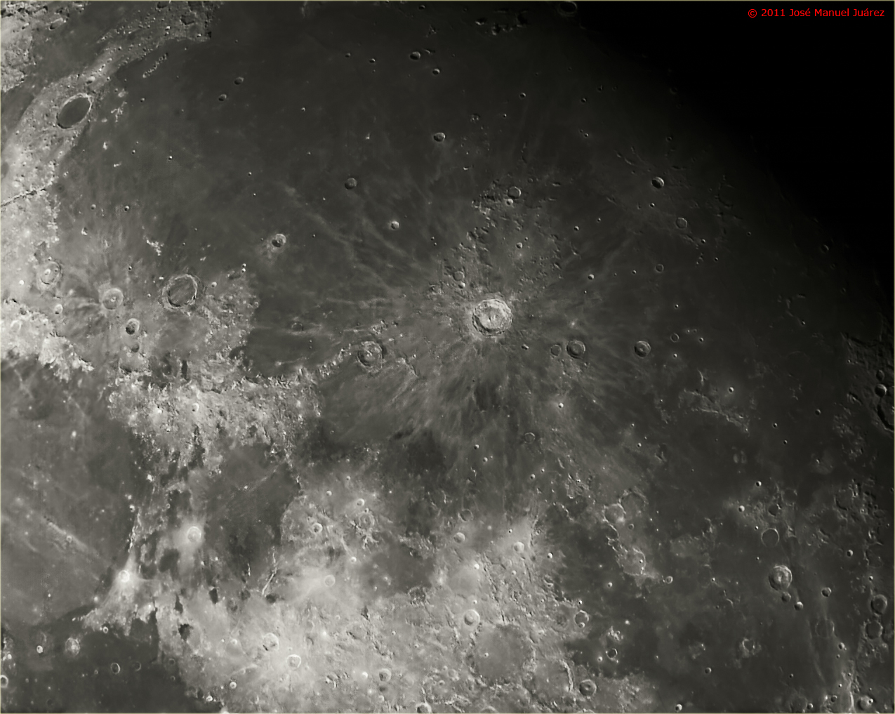 Moon, Montes Carpatus & Copernicus