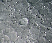 Tycho photographié par Maurizio Di Sciullo avec un télescope de 150 mm équipé d'une caméra CCD. Composite RGB.