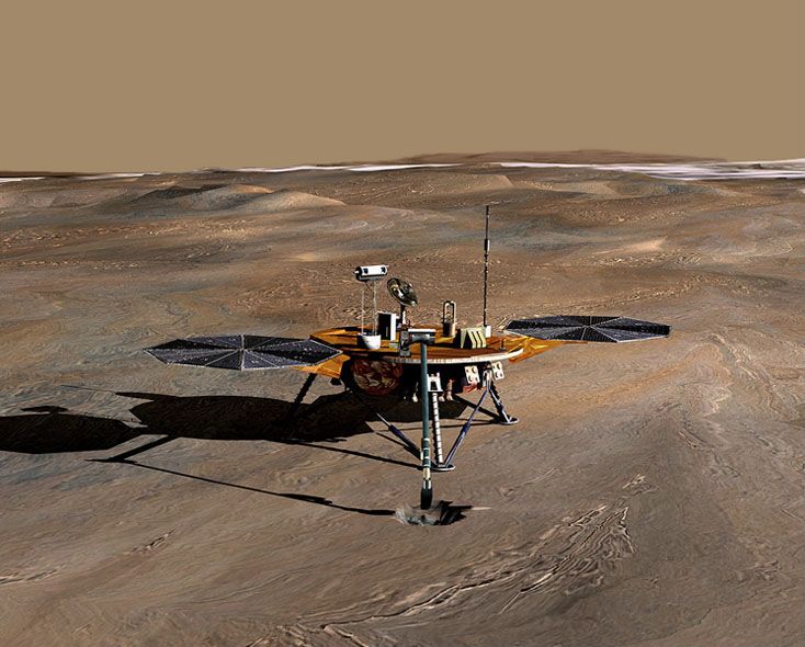 mars rover high gain antenna