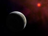 First "small" and presumably rocky/icy exoplanet discovered, 5.5 earth masses orbiting at 3 AU of a M-class red dwarf of 0.2 Ms. This exoplanet could have had oceans billions years ago.