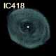 dessin nebuleuse planetaire du spirographe IC418