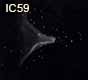 dessin nebuleuse du fantome IC59
