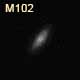 dessin galaxie M102