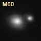 dessin galaxie M60