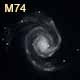 dessin galaxie M74