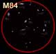 dessin galaxie M84-M85