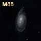 dessin galaxie M88