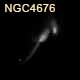 dessin galaxie NGC4676