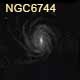 dessin galaxie NGC6744