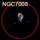 dessin nebuleuse planetaire le fetus NGC7008