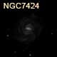 dessin galaxie NGC7424