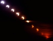 photo chapelet eclipse partielle de soleil 1994