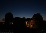 Venere e Mercurio sopra l'osservatorio del CCAF