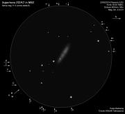 La supernova 2014J nella galassia M82