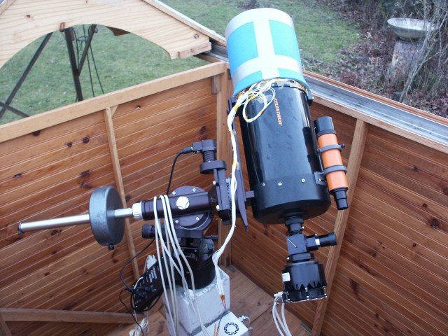 Télescope C8 + Losmandy G11 + Caméra Hisis 23