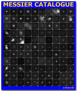 Messier Poster (Whole Messier Catalogue) Takahashi FS102 + ST-7