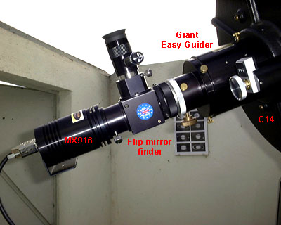 MX916 CCD camera + C14