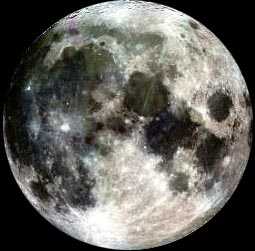 La Lune vue de face et de sa face caché
