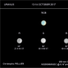 Uranus 14 octobre 2017 - trichromie RVB