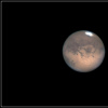 Mars au C14 et à la webcam, 2003.