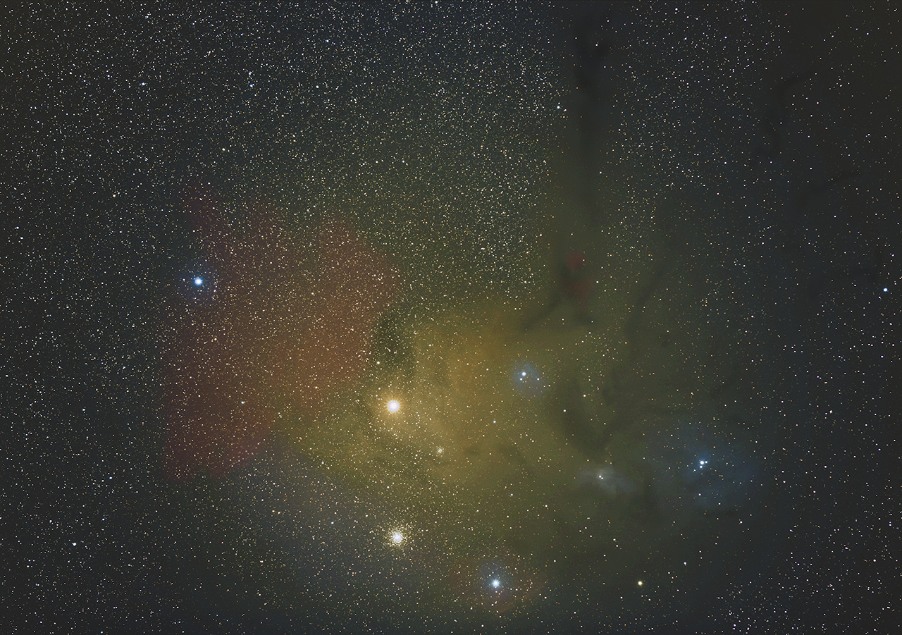 Antares - M4 - Rho Ophiuchi cloud complex