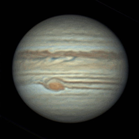 animation des dérotations Jupiter 23 mai 2019