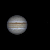 Jupiter et Saturne avec 3 satellites - 25/08/2021