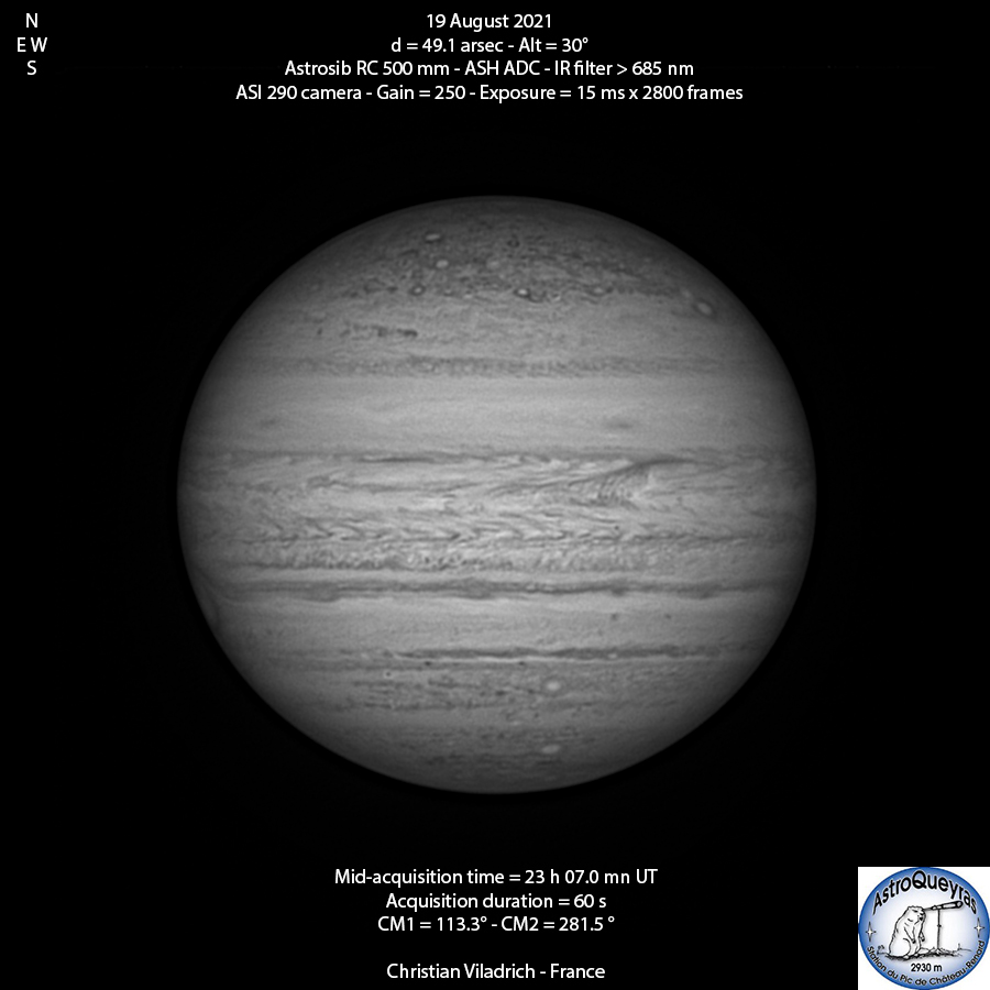 Jupiter-19August2021-23h07UT-RC500-ASI29