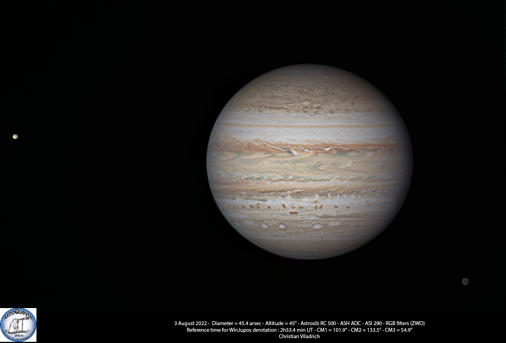 Jupiter-3August2022-2h33UT-RC500-RGB-ASI